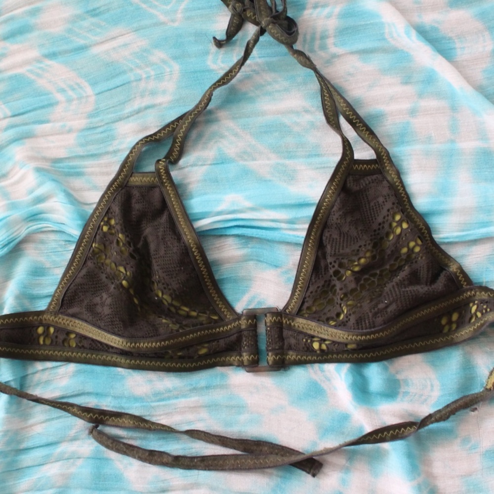 Becca swimwear crochet bikini top